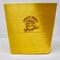 Large 7" Gold Twisted Square Self Watering Planter product 1